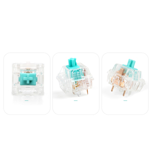Interruptor de tealios v2 zeal original, interruptor linear de 67g para personalizados, 5 pinos de teclado mecânico