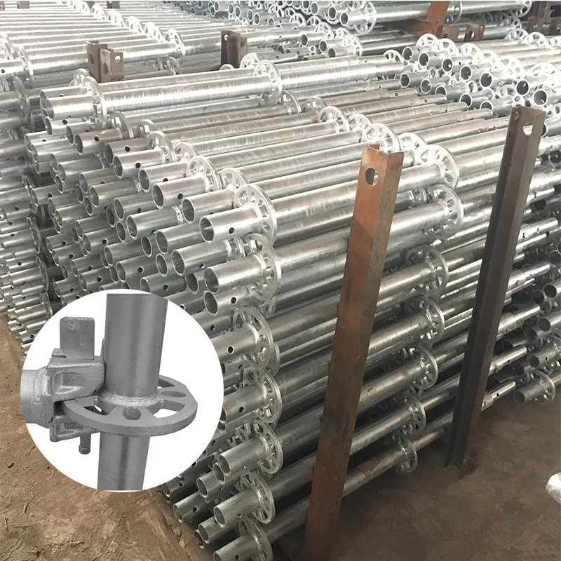 Fabricantes de piezas de sistema de andamio Ringlock de acero de alta calidad para la construcción