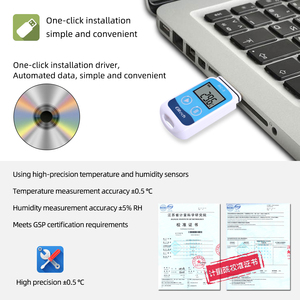 Registrador de temperatura Usb Registrador de datos automático Refrigerado Cadena de frío Transporte Termómetro de alta precisión - Product Image 3