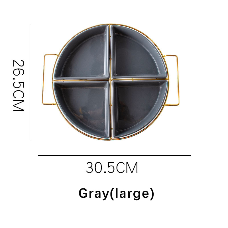 Grands compartiments gris quatre