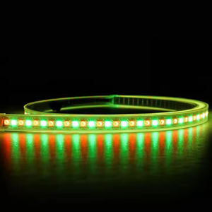 Matriz de tira digital Led 30/60/144Leds direccionables RGB 5V 12V WS2812b SM16703 tira de Led Magic Color Led Pixel tira de luz