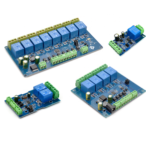 Modbus-Módulo de relé Rtu 1/2/4/8, entrada y salida conmutada, Comunicación RS485/TTL - Product Image 1