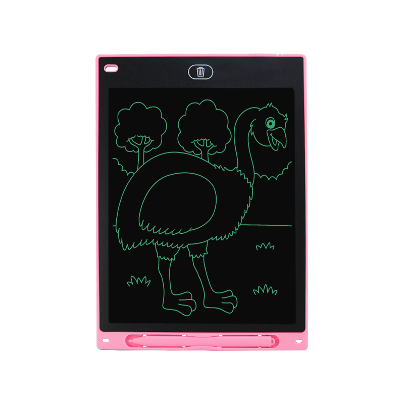 Pantalla a color rosa de 10 pulgadas