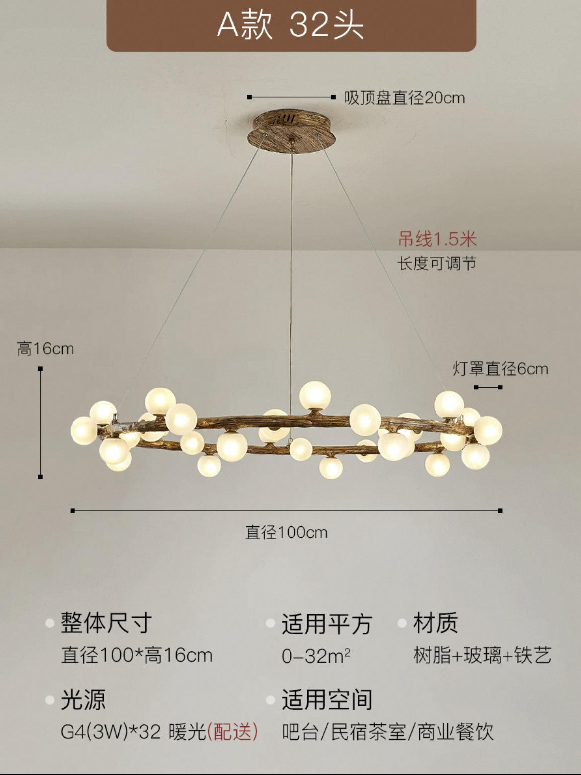 A 32 head (send led light source)