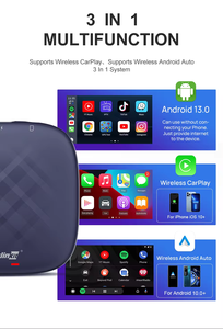 New Arrival Android <strong>11</strong> Carplay Auto Module 3 in 1 Dongle Convert Box Wireless Car Adapter Wired Mirroring Update Ai Box - Product Image 6