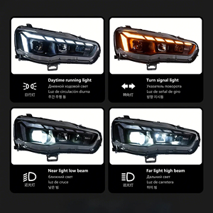 Mitsubishi Lancer DRL ไฟหน้า LED 2009-2016โปรเจคเตอร์ไฟตัดหมอกสำหรับรถยนต์ไฟ LED - Product Image 4