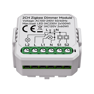 YiHiOO 2チャンネルOem Odm定义ブレーカAC100V-240V ZigbeeスイッチスマートスイッチAPPControl TuyaスマートZigbeeスイッチモジュール - Product Image 4