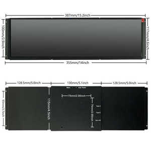 14.5 pollici supporta Console di gioco Raspberry PI Monitor temperatura CPU GPU Display portatile 4000D custodia del Computer Touch Screen - Product Image 6