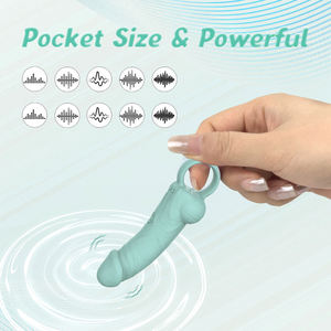 YLove kadın oyuncakları Mini yapay penis masaj silikon ABS 10 titreşimli fonksiyonlar yumuşak USB şarj edilebilir vibratörler - Product Image 2