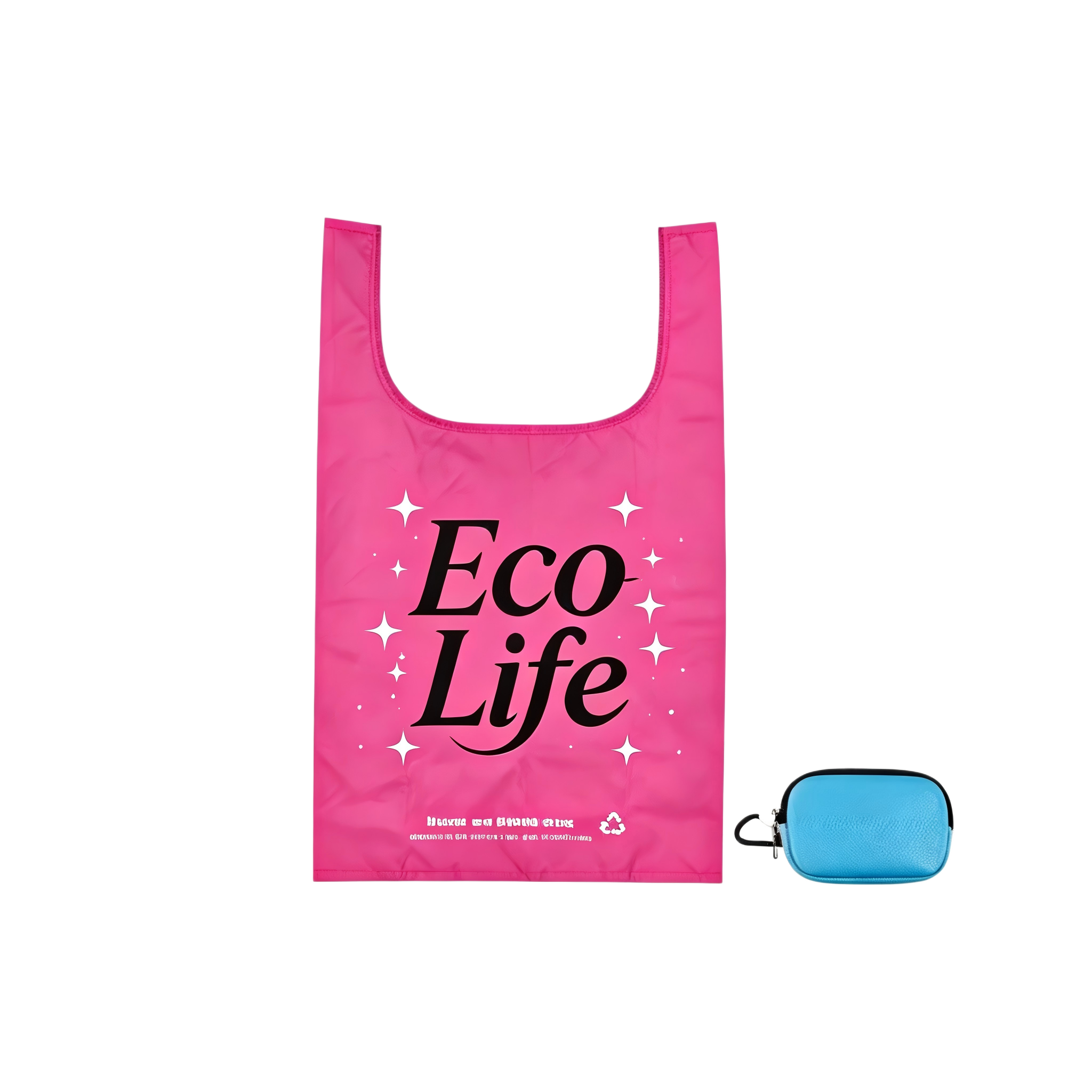 Borsa Compatta per la Spesa Magenta