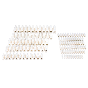 Bloque de terminales fijo de 12 posiciones de latón, Conector de caja de iluminación en forma de U, 12 bits máximo continuo 100A - Product Image 5