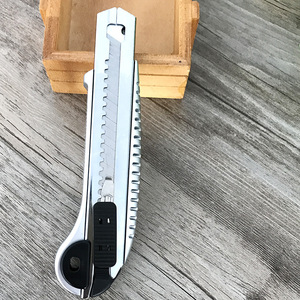 PEX çoklu modeller 9mm 18mm yapış kapalı bıçak kutusu kesici alüminyum alaşım maket bıçağı - Product Image 2