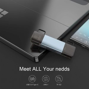 Individueller tragbarer Mini-TF-SD-Kartenleser USB C USB 2.0 3.0 Speicher-OTG-Kartenleser-Adapter mit Typ C - Product Image 5