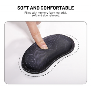 Reduced Fringe Wrist Rest Deskpad Silicone PC Rubber Gaming <strong>Mouse</strong> Pad Memory Foam <strong>Mouse</strong> Pad <strong>Computer</strong> Accessories for Office - Product Image 4