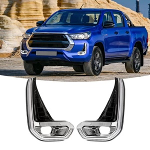 ไฟวิ่งกลางวัน LED สำหรับ Toyota Hilux Revo 2020 2021 2022 2023 DRL Revo ฝาครอบไฟตัดหมอกรถยนต์พร้อมไฟ LED - Product Image 2