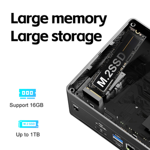 Cheap and Fast Logistics N150 Gaming <strong>PC</strong> 4K 60Hz Wi-Fi 6 M.<strong>2</strong> NVME Computer Low Cost Desktops Mini PCs - Product Image 4