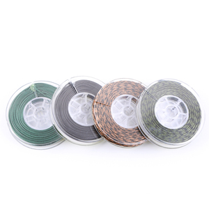 Angryfish Multifilament PE trançado grafite chumbo fio 10m carpa pesca equipamento Super forte gancho Link - Product Image 4