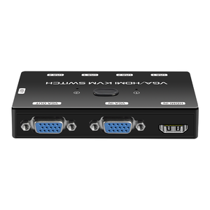 FJ-VHK201 Fjgear <strong>VGA</strong> to HDMI KVM <strong>SWITCH</strong> 2PORT 2 Hosts Share a <strong>Monitor</strong> HD 1920*1080P Multi-device Sharing - Product Image 5