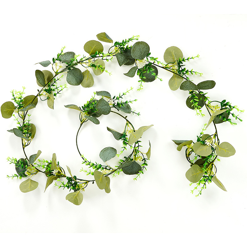 2m soft vine three-pronged eucalyptus green aquatic plant