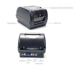 TSC <strong>TTP</strong> 345 Thermal Transfer and Direct Thermal Label Barcode Scanner <strong>Printer</strong> - Product Image 3