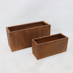 Factory Direct Sale United Kingdom Spice and Extract Manufacturing Rusty Large Metal <strong>Planter</strong> - Product Image 2