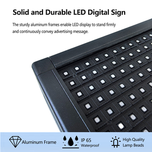 Programmier bares P10-LED-Scrolling-Textzeichen für öffentliche Geschäfts räume im Freien LED-Text anzeige Scrolling-Werbe ausrüstung - Product Image 2