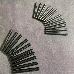 Carbon <strong>Graphite</strong> <strong>8mm</strong> X 35mm Telescopic <strong>Rod</strong> Fiberglass Rob PDR Pole with Snap Lock Carbon Plate for Sports Applications - Product Image 4