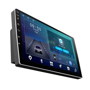 10 pulgadas Universal 2 Din Android coche estéreo 1280*720 resolución IPS pantalla 8GB RAM 64GB ROM Función de pantalla dividida tarjeta <span class=keywords><strong>SD</strong></span>