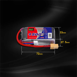 충전식 하드 케이스 RC 모델 FPV 드론 배터리 <span class=keywords><strong>11</strong></span>.<span class=keywords><strong>1V</strong></span> 3S 4s 6s Lipo 배터리 팩 1500mAh 2000 5200 6500 8000mah Lipo - Product Image 3