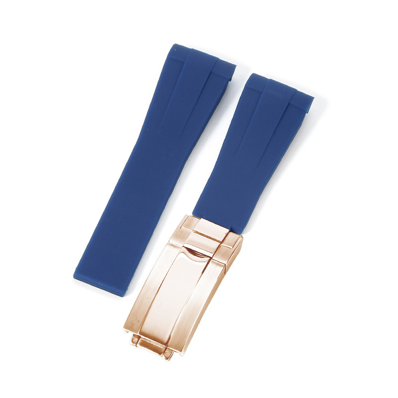 Bleu ciel - Boucle couleur rose pleine -Z9
