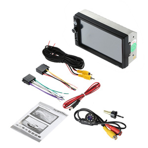 Radio estéreo para coche HD 7 "Pantalla táctil 12V 2 Din Radio FM Cable de alimentación ISO Receptor de entrada auxiliar SD USB MP5 Autoradio Player - Product Image 5