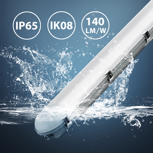 IP65防风雨4英尺可链接发光二极管三防灯具30W/50w蒸汽密封，用于停车场和仓库运动传感器 - Product Image 3