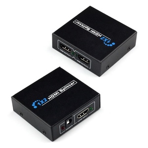 <strong>HDMI</strong> Splitter One in Two <strong>HDMI</strong> <strong>Switch</strong> Amplifier <strong>2</strong> <strong>Output</strong> 1X2 Female Splitter Distributor signal Router Video Audio Adapter