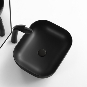 磁器工業用洗面台スリムエッジ長方形カウンターシンクカウンタートップボウル容器シンク - Product Image 6