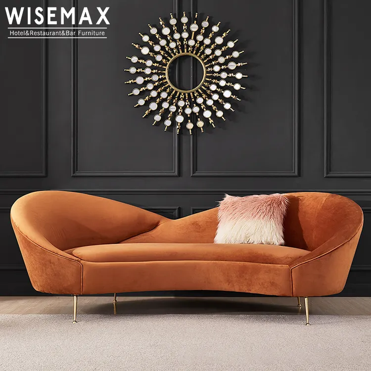 WISEMAX mobili stile europeo creativo salone di bellezza soggiorno negozio di abbigliamento reception design divano per tre persone