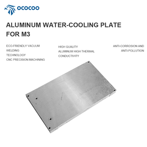 OCOCOO电脑机箱冷却水系统铝水块，带冷板铜管，用于高效风扇和冷却 - Product Image 2