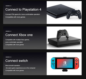 G6LRGBゲーミングキーボードマウスコンバーターアダプタースイッチ用有線ゲームコントローラーアダプターXboxOne PS4 PS3 PS5 - Product Image 3