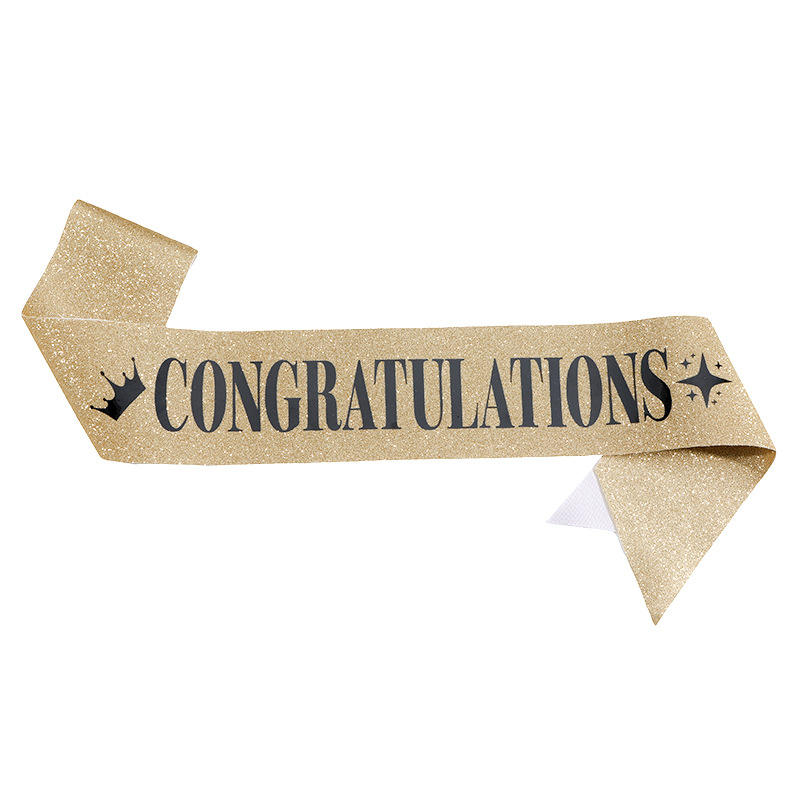 สีทองตัวอักษรสีดำ