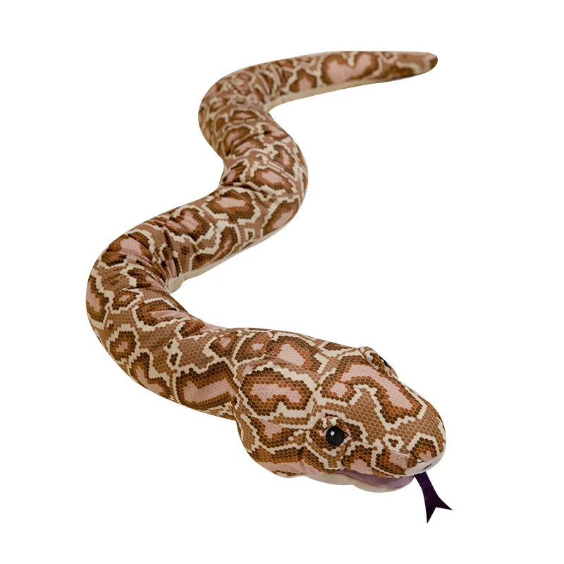 Fabricantes Venta directa Simulación Python Muñeca Niños Juguetes de peluche Fak Soft Snake Props