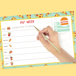 Personalize Weekly Planner Organizer Schedule <strong>Notebook</strong> Desktop Weekly Planner <strong>Notepad</strong> Pad Manufacturers - Product Image 1