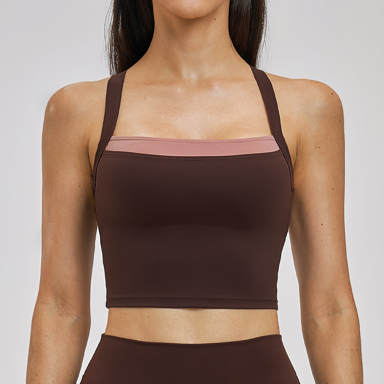 Gilet marron foncé