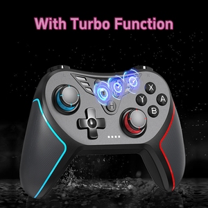 Controller di gioco senza fili Joystick con effetto Hall Stick analogico a doppia vibrazione motori Turbo per Nintendo Switch Lite/OLED - Product Image 5