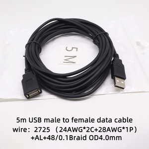 USB 2.0 erkek kadın kablo yüksek hızlı USB 2.0 A, uzatma kablosu veri - Product Image 4