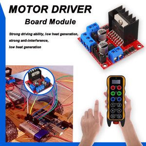 Componenti elettronici L298N motore DC Dual H-Bridge motore Driver Controller modulo Stepper per Arduino intelligente
