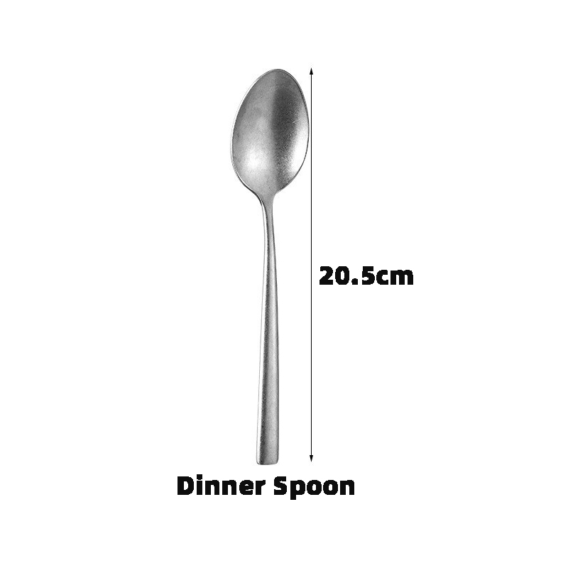 3-Antique Silver Dinner Spoon