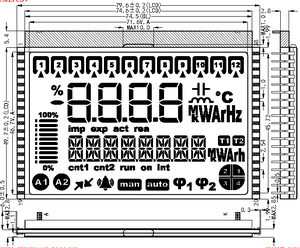 <span class=keywords><strong>Custom</strong></span> FSTN 7 segmento <span class=keywords><strong>14</strong></span> segmento contatori di energia <span class=keywords><strong>display</strong></span> <span class=keywords><strong>lcd</strong></span> modulo