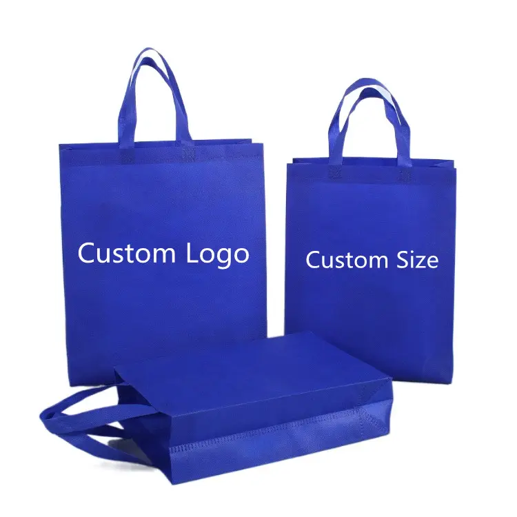 Foldable Pp Non Woven Shopping Bags Wholesale Recyclable Ecological Folding Bolsas Tnt Ecologicas Eco Custom Garment Retail Bag