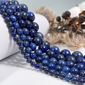 Toptan doğal <span class=keywords><strong>lapis</strong></span> lazuli boncukları takı yapımı için DIY el yapımı el sanatları kolye bilezik