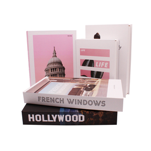 กล่องออกแบบเปิดปิดแบบโบราณสำหรับตกแต่งบ้านหนังสือ faux สำหรับตกแต่งบ้านทำจากกระดาษแข็งกระดาษออฟเซ็ตและกระดาษศิลปะ - Product Image 1