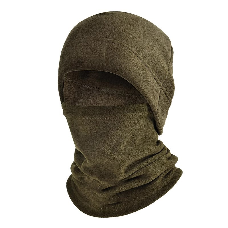 Military green outfit (hat and scarf)